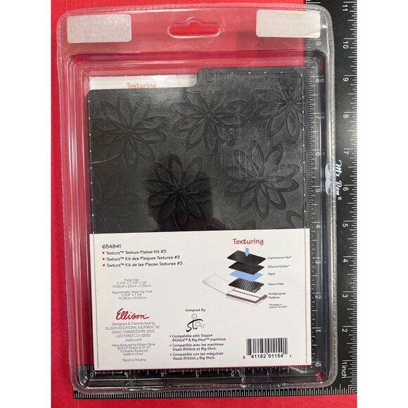 Sizzix Texturz Texture Plates Kit #3 for Embossing & Texturing 654841 - Picture 2 of 2